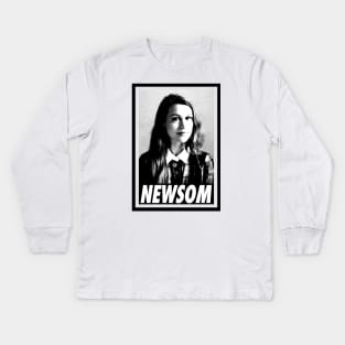 Joanna Newsom - Portrait retro Kids Long Sleeve T-Shirt